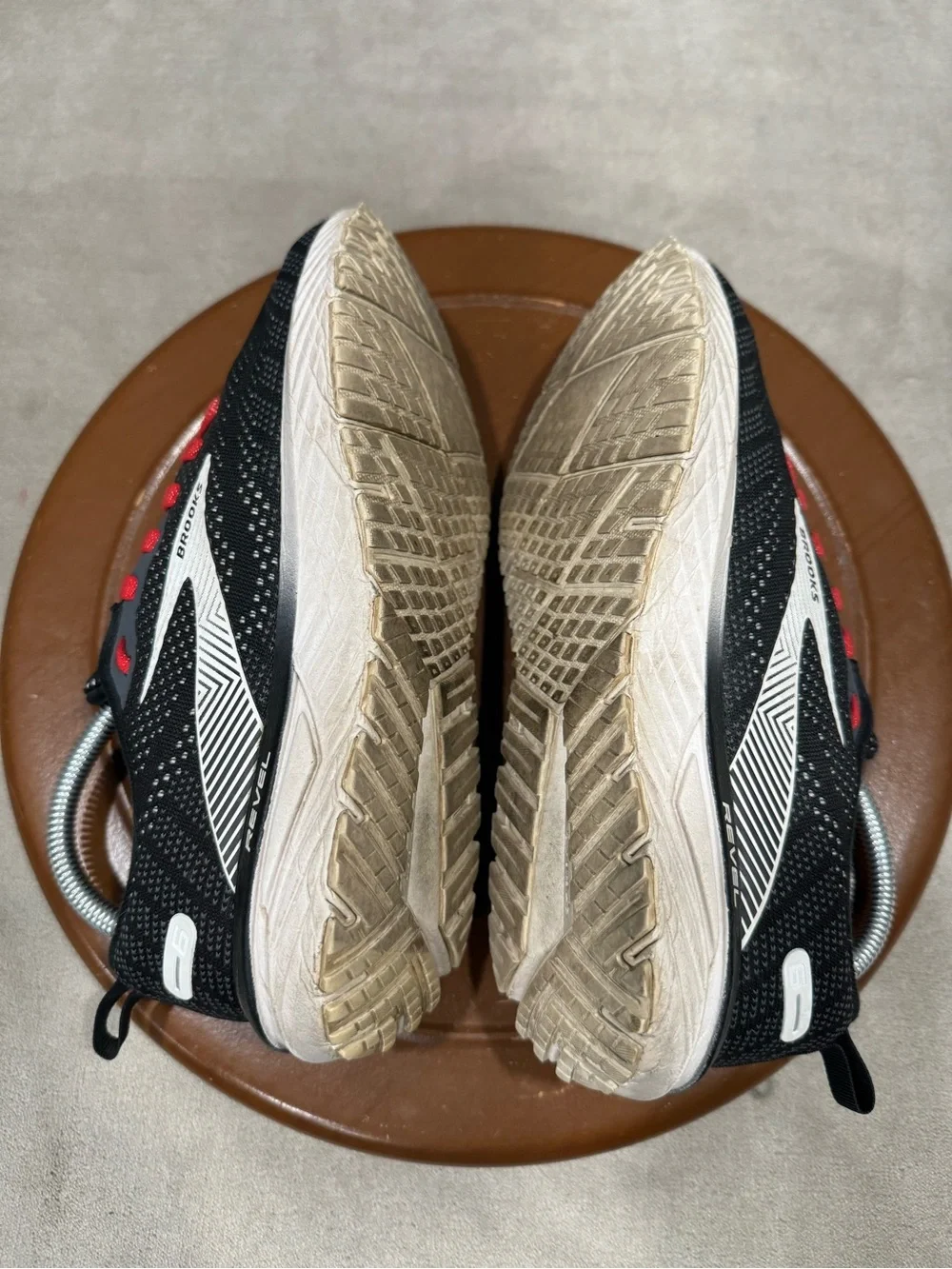 Brooks Revel Running Shoes with Red Laces